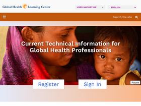 'globalhealthlearning.org' screenshot