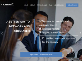 'careershift.com' screenshot