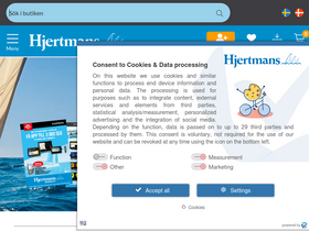 'hjertmans.se' screenshot