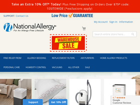 'natlallergy.com' screenshot