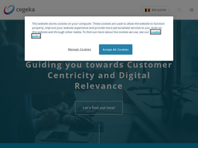 'cegeka.com' screenshot