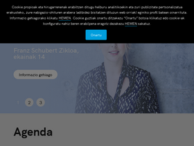 'donostiakultura.eus' screenshot