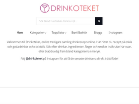 'drinkoteket.se' screenshot
