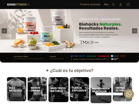 sensefitness.pe homepage screenshot