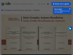 'funag.gov.br' screenshot