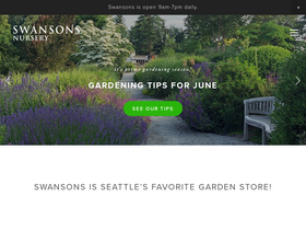 'swansonsnursery.com' screenshot