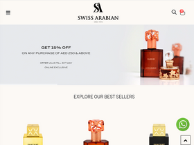 Swiss Arabian UAE website screenshot