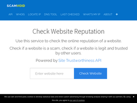 'scamvoid.net' screenshot