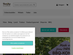 'bonap.be' screenshot