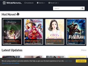 'webnovelonline.com' screenshot