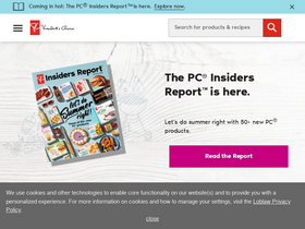 'presidentschoice.ca' screenshot