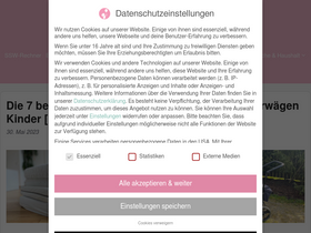 'wunsch-kind.at' screenshot