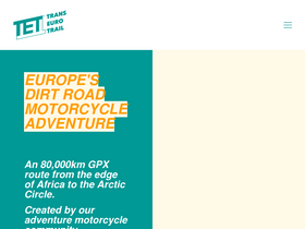 'transeurotrail.org' screenshot