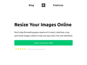 'resizing.app' screenshot