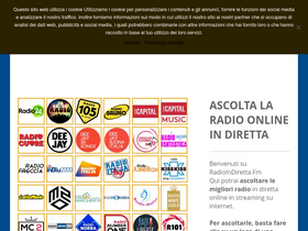 'radioindiretta.fm' screenshot