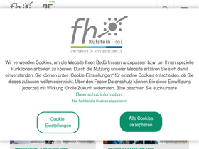 'fh-kufstein.ac.at' screenshot