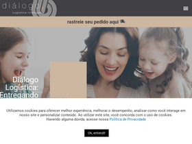 'dialogologistica.com.br' screenshot