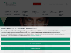 'insel.ch' screenshot