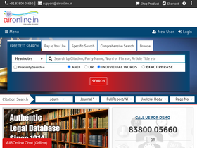 'aironline.in' screenshot