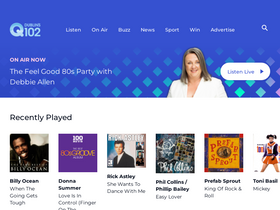 'q102.ie' screenshot