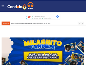 'candelaestereo.com' screenshot