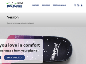 wiivv-wearables-dev website screenshot