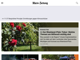 'rhein-zeitung.de' screenshot