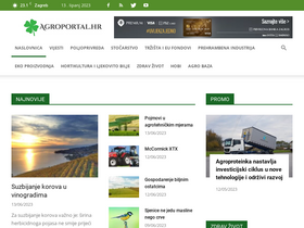 'agroportal.hr' screenshot