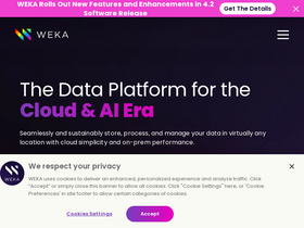 'weka.io' screenshot