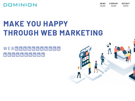 'dominion-biz.co.jp' screenshot