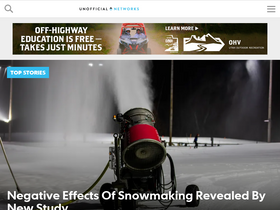 'unofficialnetworks.com' screenshot