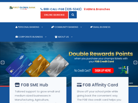 'firstglobal-bank.com' screenshot