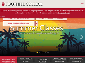 'foothill.edu' screenshot