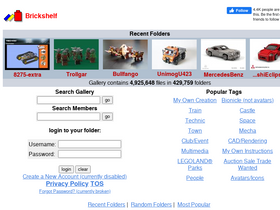 'brickshelf.com' screenshot