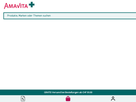 'amavita.ch' screenshot