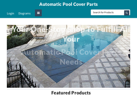 automaticpoolcoverparts.com homepage screenshot