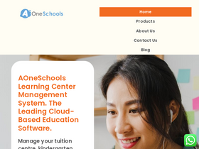 'aoneschools.com' screenshot