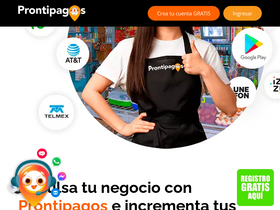 'prontipagos.com' screenshot