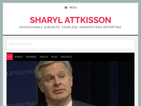 'sharylattkisson.com' screenshot