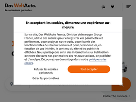 'dasweltauto.fr' screenshot