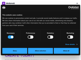 Screenshot of motionvid.ai