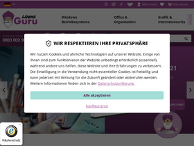 'lizenzguru.de' screenshot