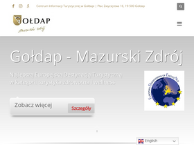 'uzdrowiskogoldap.pl' screenshot