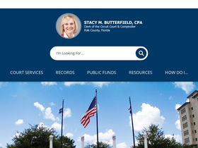 'polkcountyclerk.net' screenshot