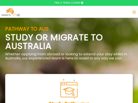 'pathwaytoaus.com' screenshot