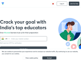 'unacademy.com' screenshot
