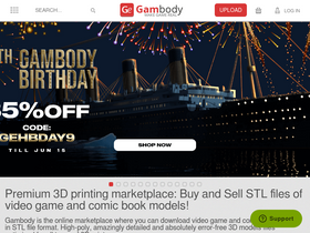 'gambody.com' screenshot