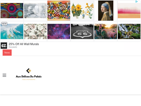 'auxdelicesdupalais.net' screenshot