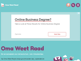 'omaweetraad.nl' screenshot