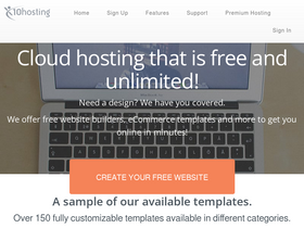 'x10hosting.com' screenshot